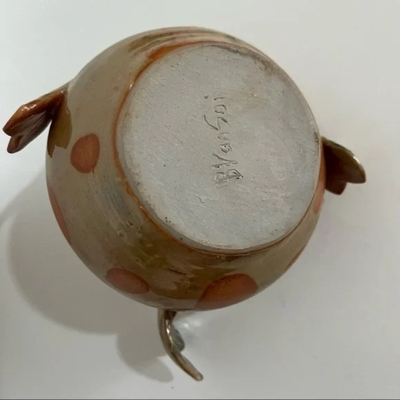 Artisan Fish Bank B Van Soi Handmade Artisan ClayOne of a Kind